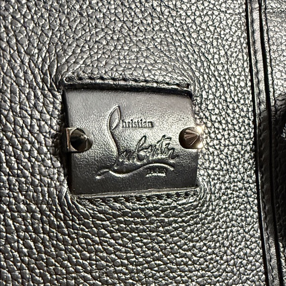 Christian Louboutin Black and Red Leather Large Briefcase - Picture 5 of 14